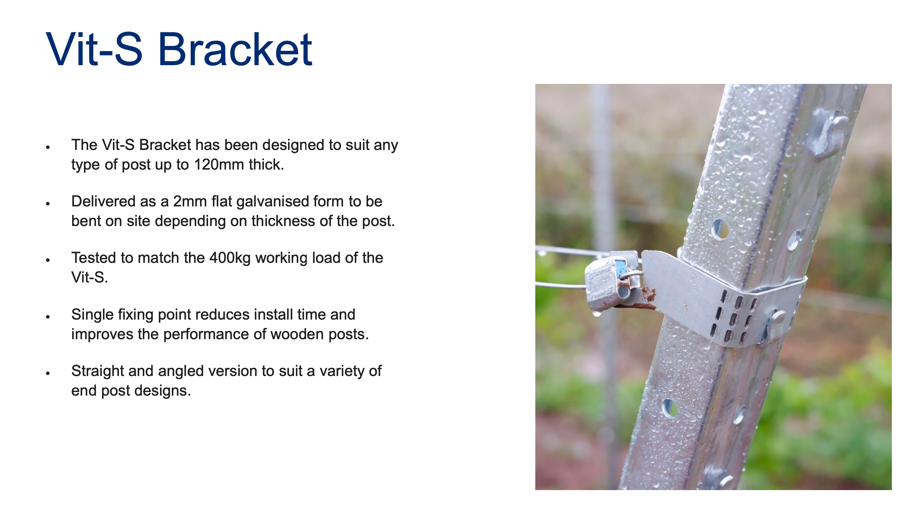 Gripple Vit S Bracket Kit (1 bracket 2 Vit S joiners x 60)