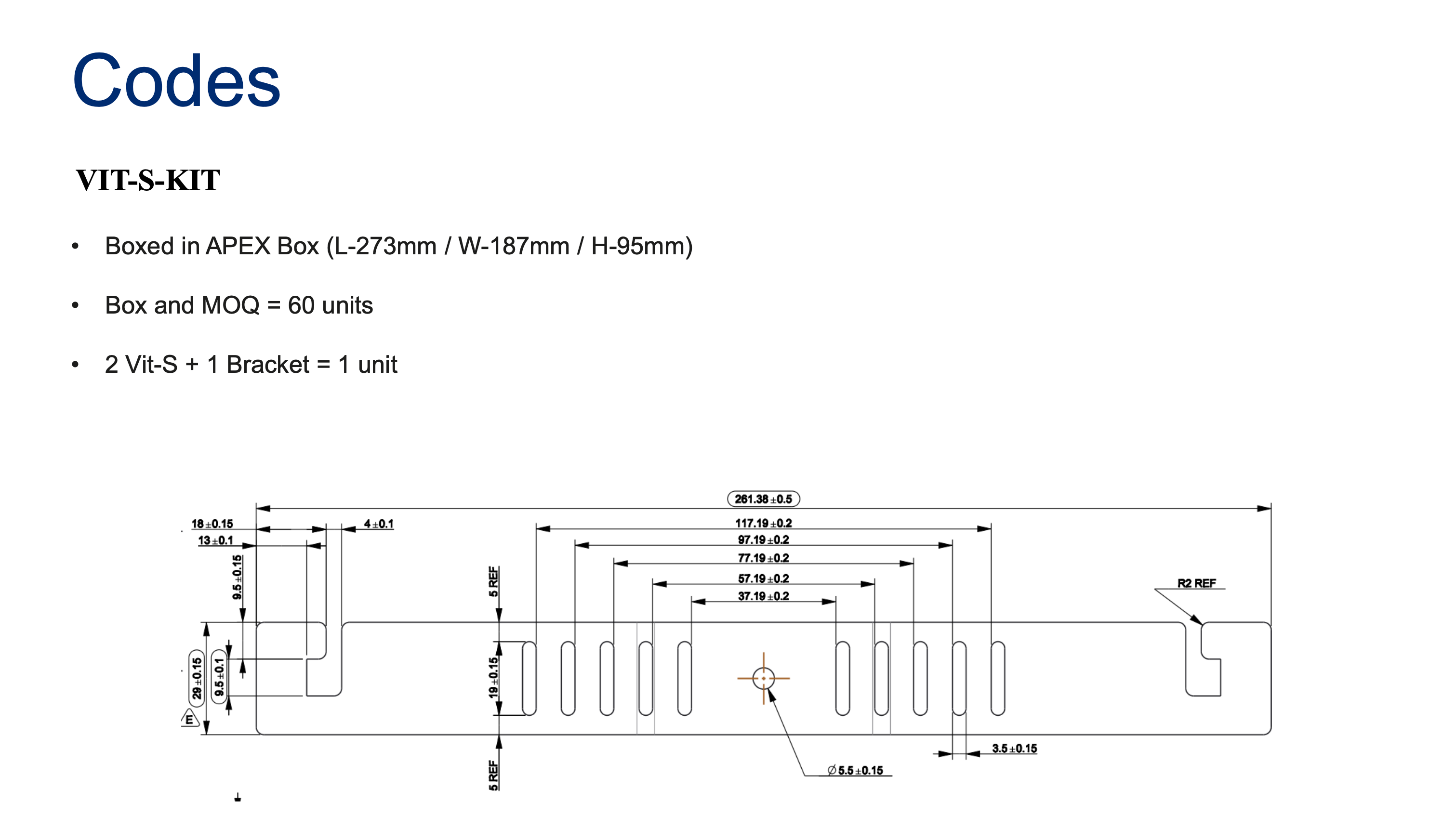 Gripple Vit S Bracket Kit (1 bracket 2 Vit S joiners x 60)